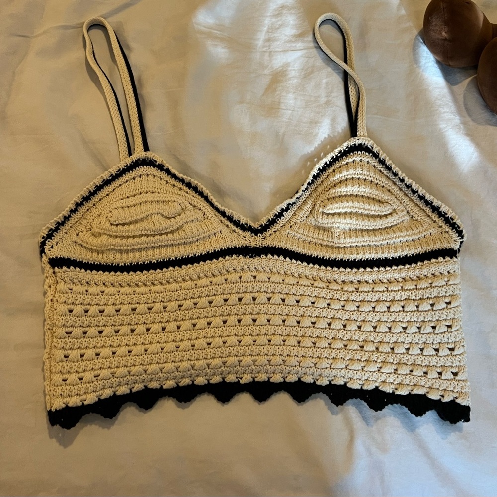 Zara Crochet top